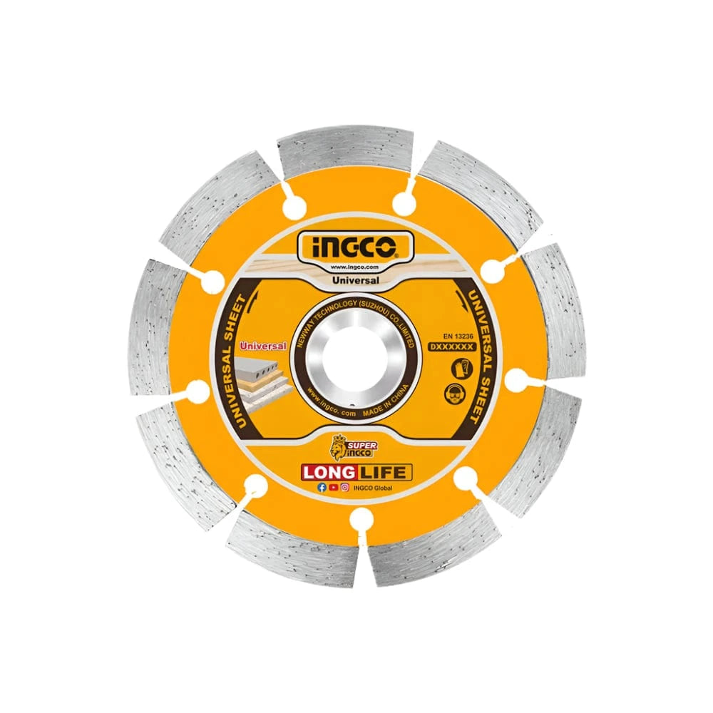 Ingco Grinding & Cutting Wheels Ingco Dry Diamond Disc 4 3/8"x 10mm - DMD011102