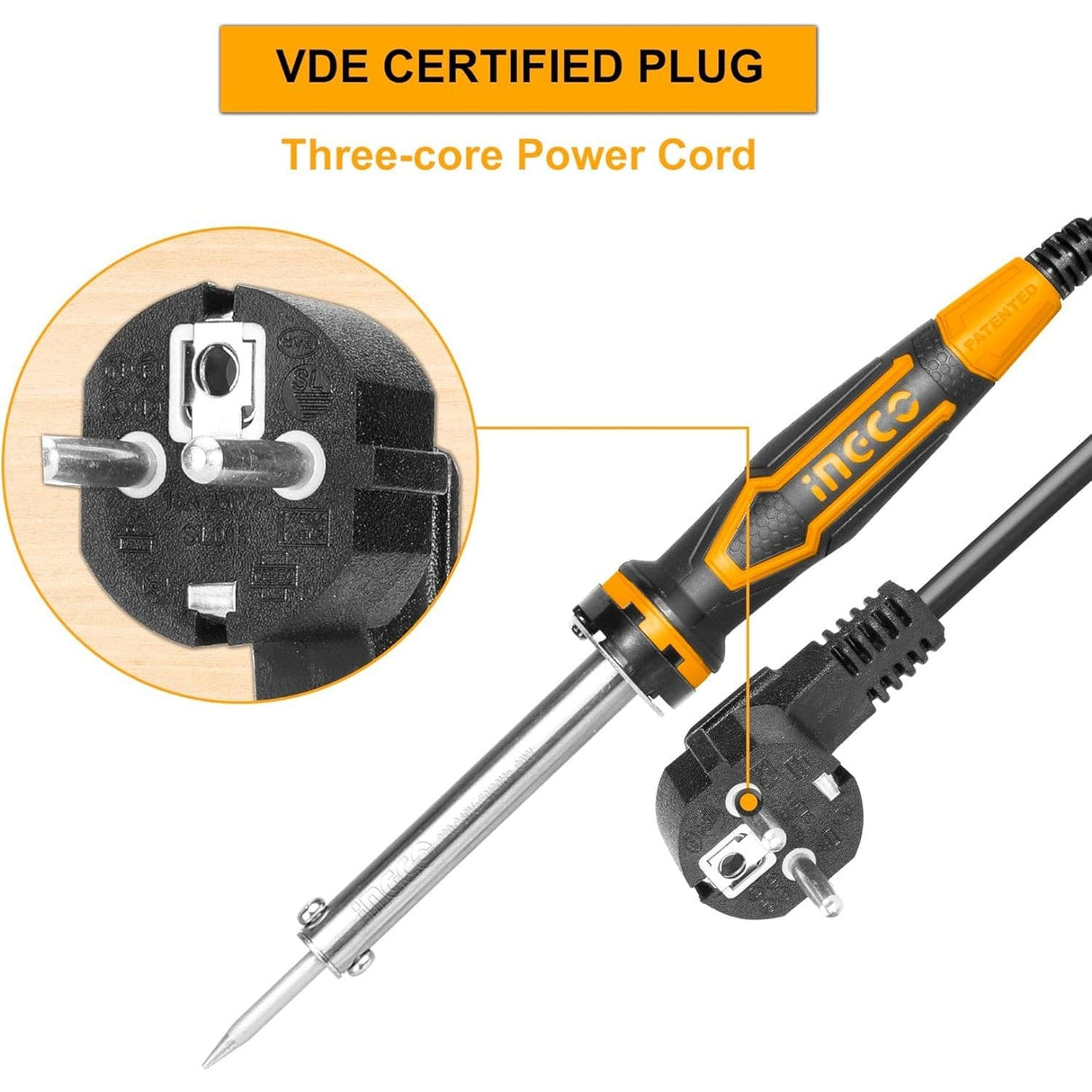 Ingco Specialty Power Tool Ingco Electric Soldering Iron 60W - SI0268