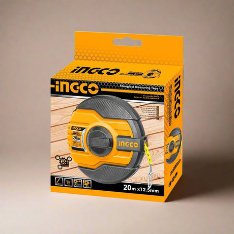 Ingco Tape Measure Ingco Fiberglass Measuring Tape 20m x 12.5mm - HFMT8320