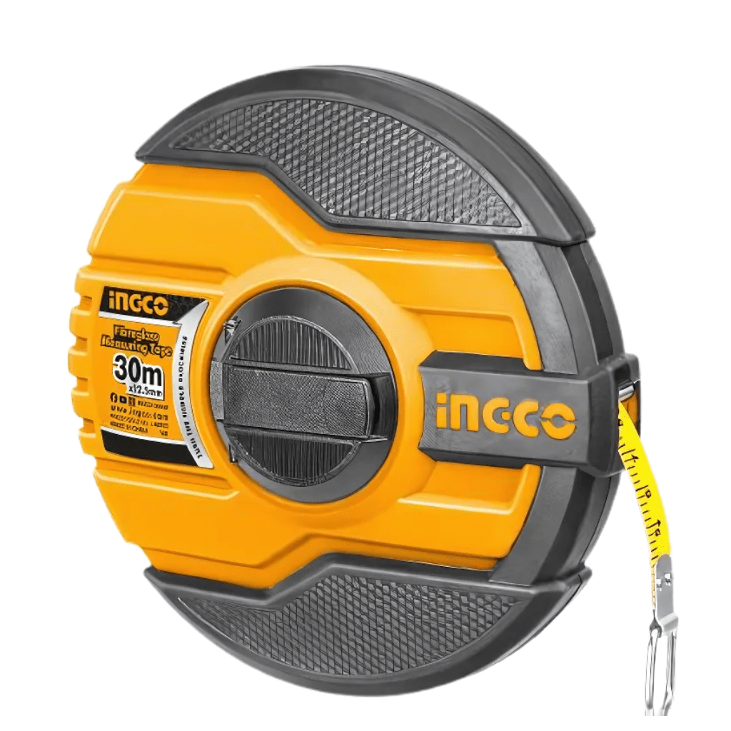 Ingco Tape Measure Ingco Fiberglass Measuring Tape 30m x 12.5mm - HFMT8330