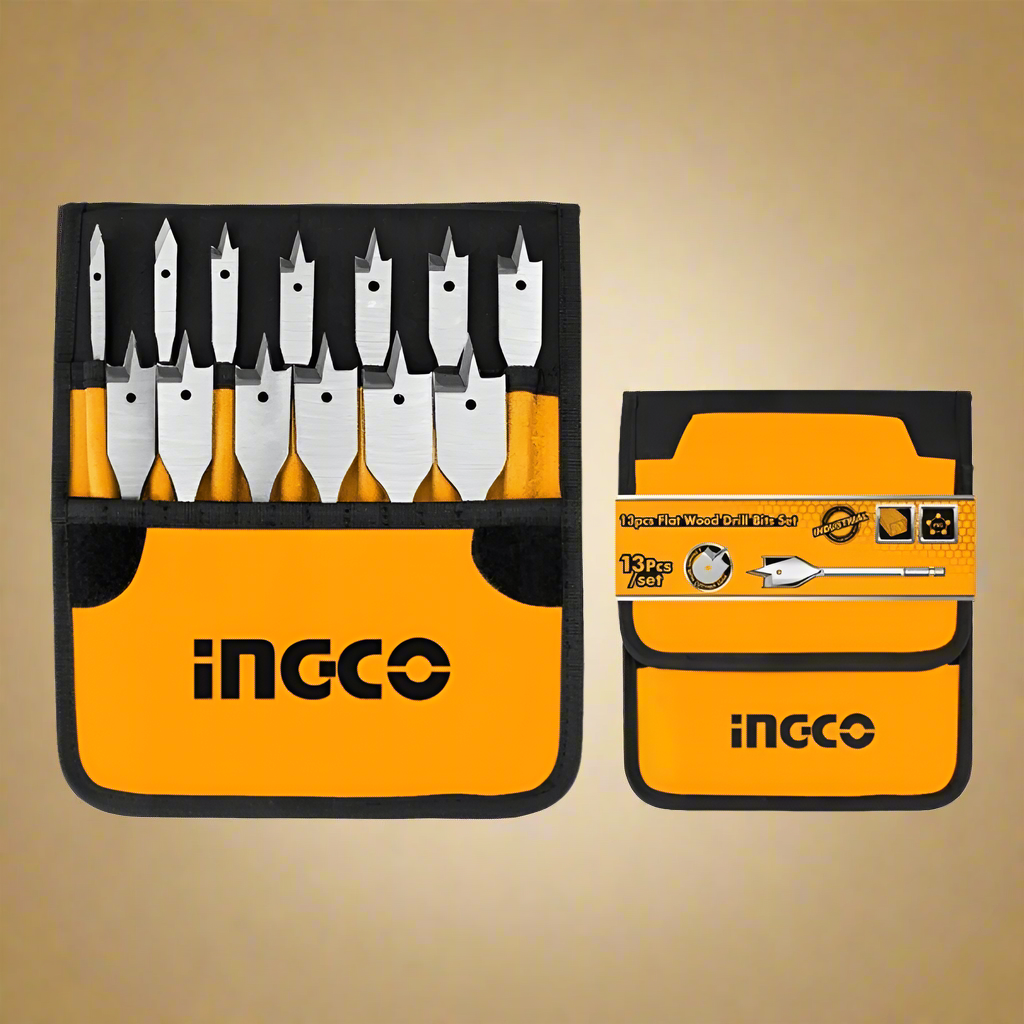 Ingco Drill Bits Ingco - Flat Wood Drill Bits set (13pcs) - AKD41301
