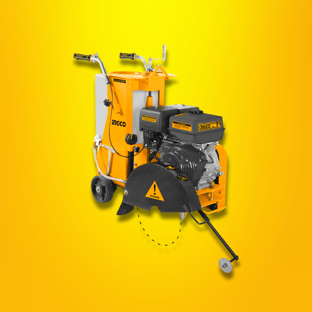 Ingco Construction Equipment Ingco Gasoline Floor Saw 9.6kW 14cm Cutting Depth - GSF16-2