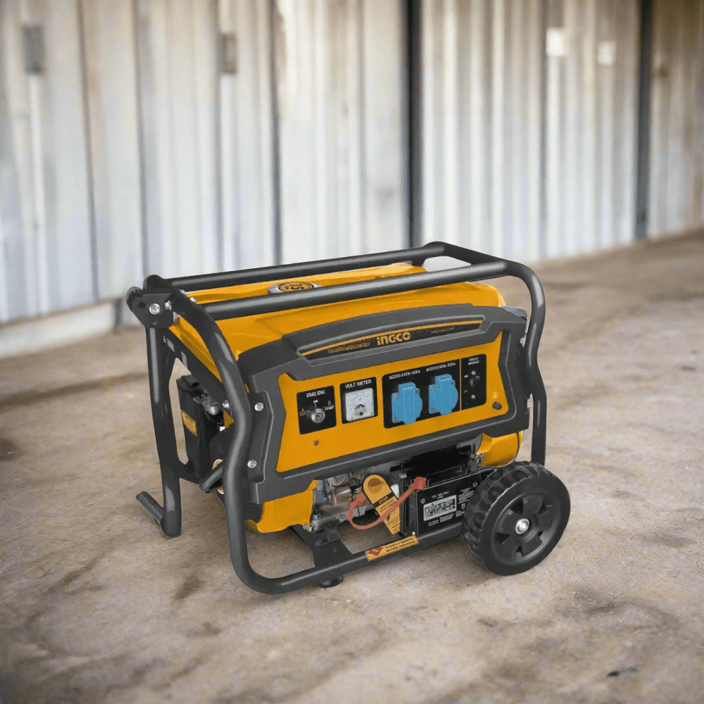 Ingco Generator Ingco Gasoline Generator 3.5KW with Electric Start & 15L Fuel Tank – GE35006ES