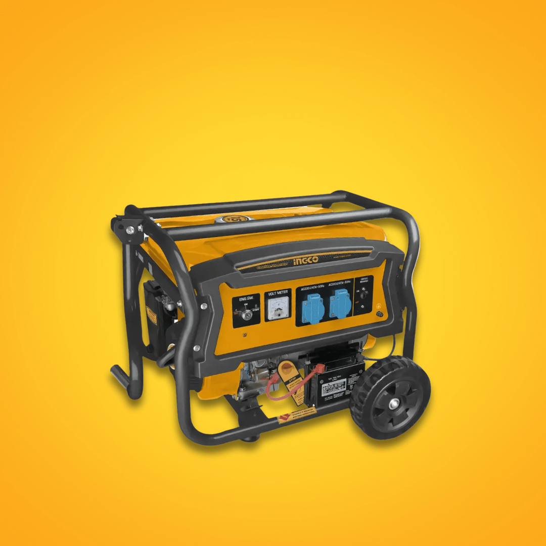 Ingco Generator Ingco Gasoline Generator 3.5KW with Electric Start & 15L Fuel Tank – GE35006ES