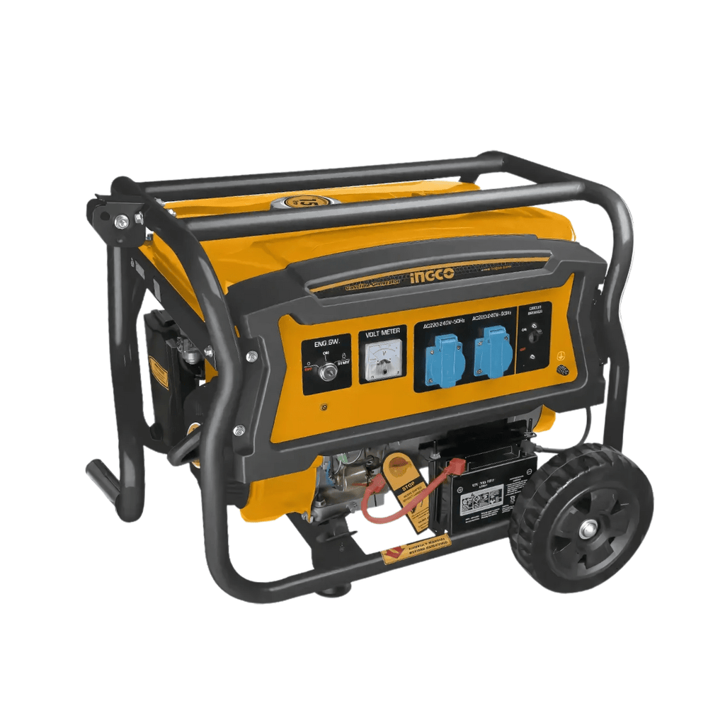 Ingco Generator Ingco Gasoline Generator 3.5KW with Electric Start & 15L Fuel Tank – GE35006ES