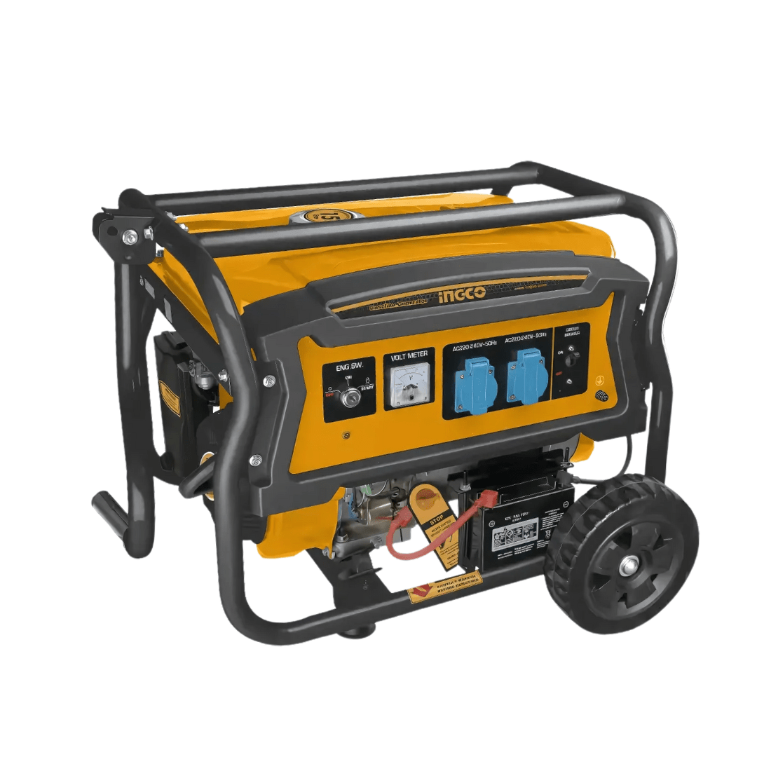 Ingco Generator Ingco Gasoline Generator 3.5KW with Electric Start & 15L Fuel Tank – GE35006ES