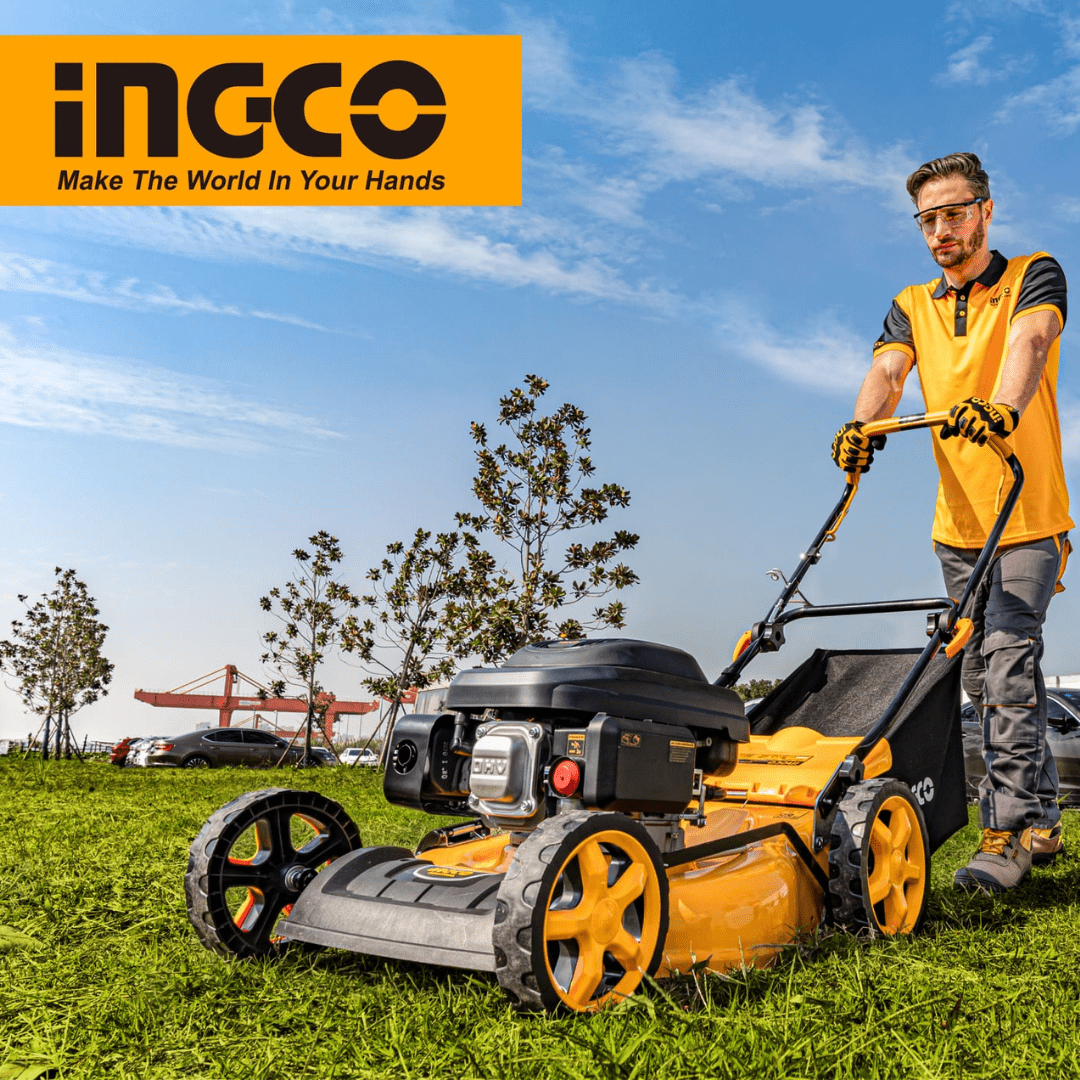 Ingco Lawn Mower Ingco Gasoline Lawn Mower 4.8HP Self-Propelled with 510mm Cutting Width - GLM196201