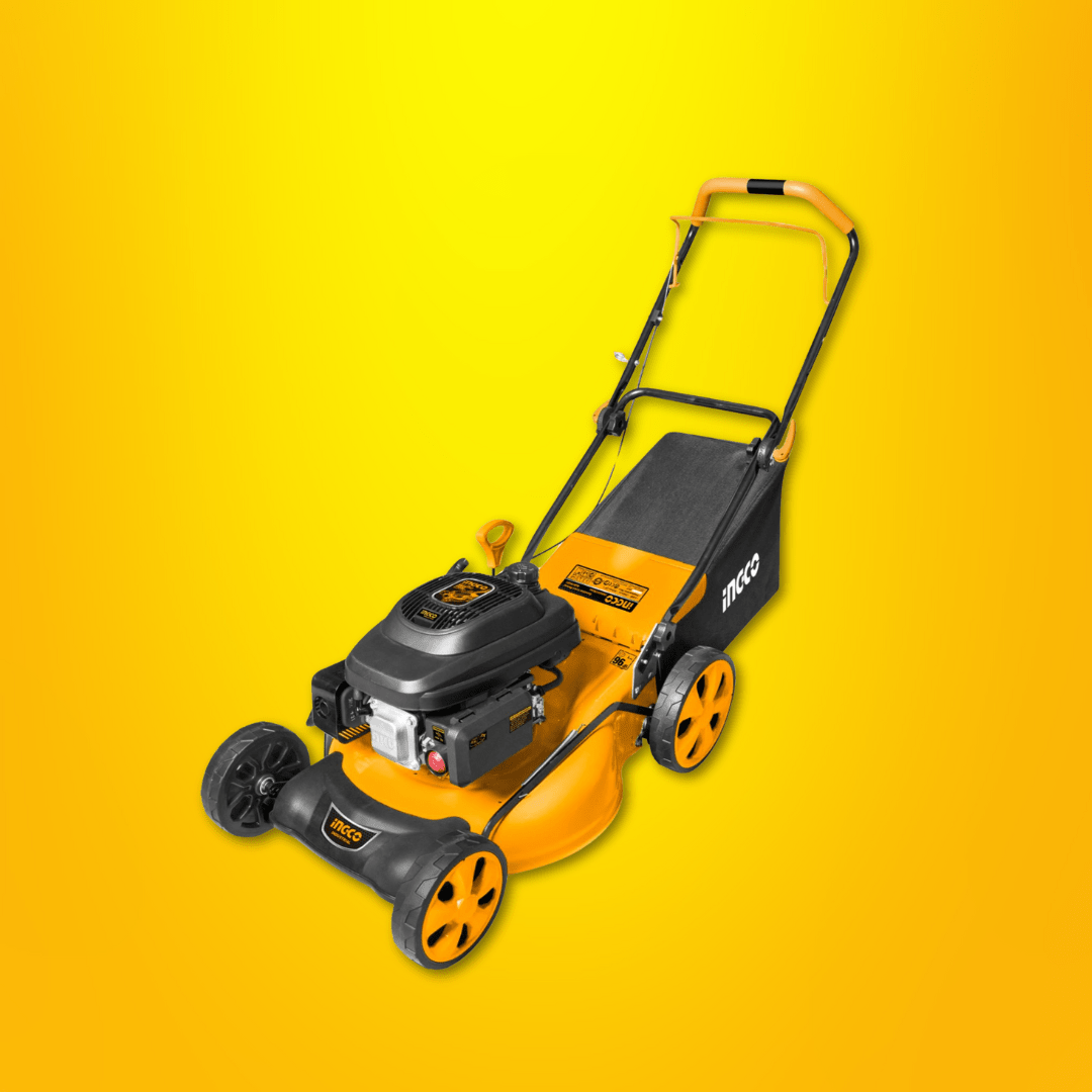 Ingco Lawn Mower Ingco Gasoline Lawn Mower 4HP 3.0kW with 50L Grass Collection Bag - GLM141181