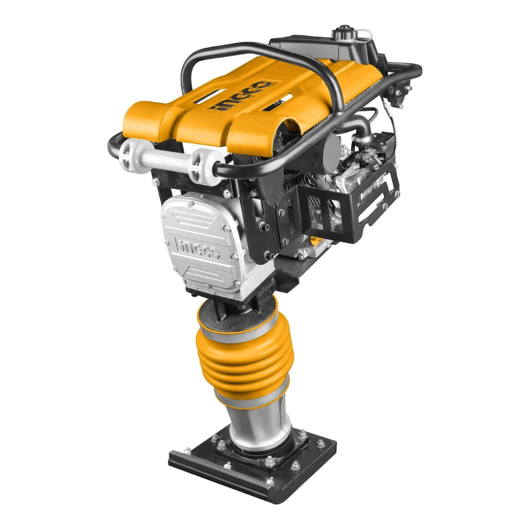 Ingco Construction Equipment Ingco Gasoline Tamping Rammer 6.5HP 10kN Impact Force - GRT75-2