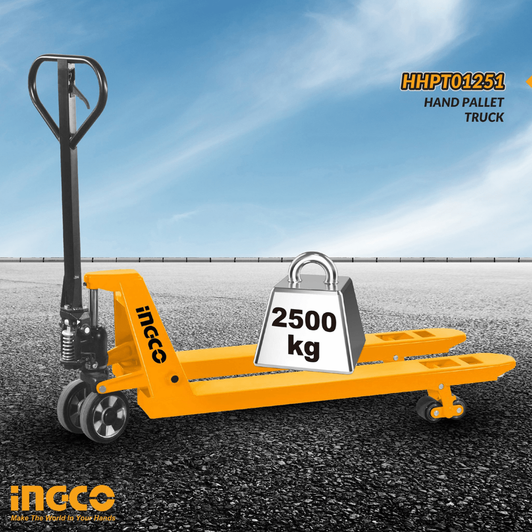 Ingco Towing and Lifting Ingco Hand Pallet Truck 2500kg & 3000kg Capacity – HHPT01251 & HHPT01301