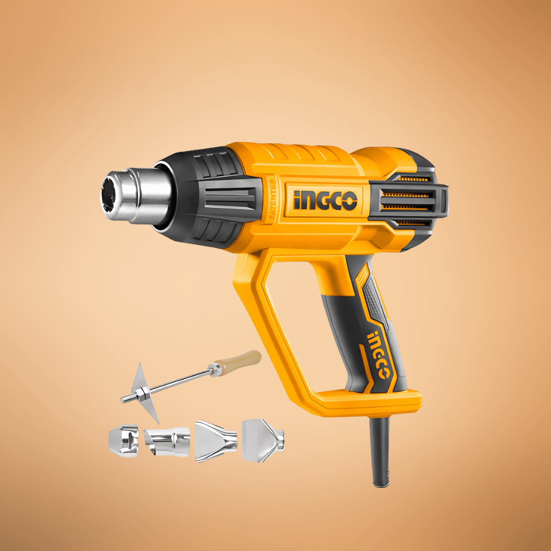 Ingco Heat Gun Ingco Heat Gun 2000W With LCD Display Tool Set - HG200028-1