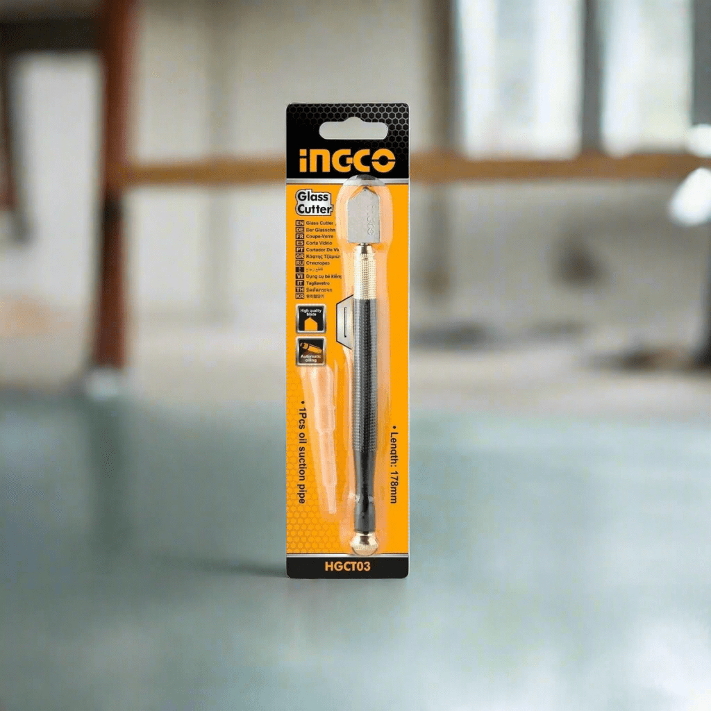 Ingco Hand Saws & Cutting Tools Ingco Heavy Duty Glass Cutter with Auto Oil Feed – HGCT03