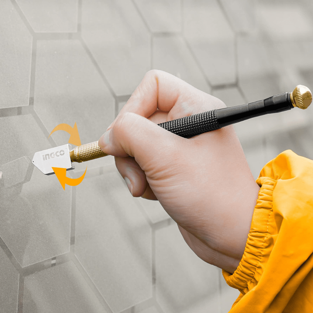 Ingco Hand Saws & Cutting Tools Ingco Heavy Duty Glass Cutter with Auto Oil Feed – HGCT03