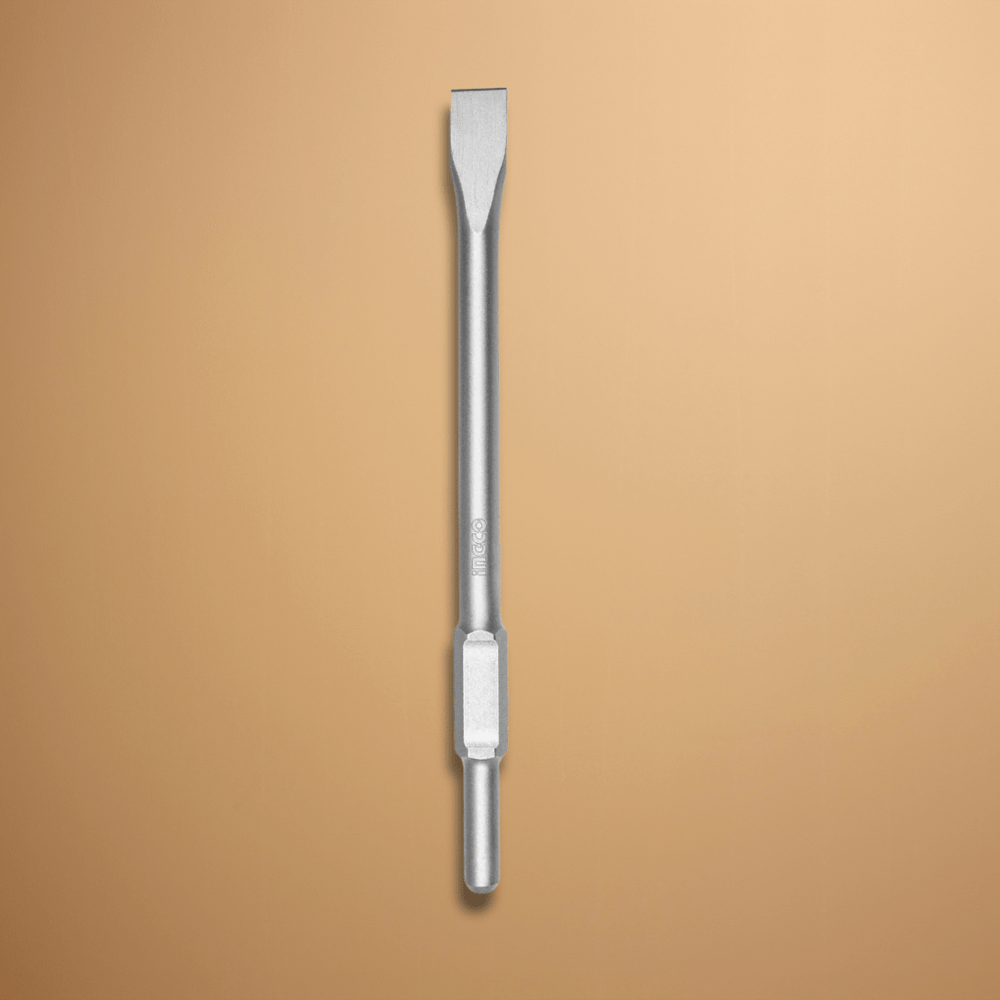 Ingco Chisels Files Planes & Punches Ingco Hex Chisel 30mm x 400mm - Pointed & Flat – DBC03340011 & DBC03440012