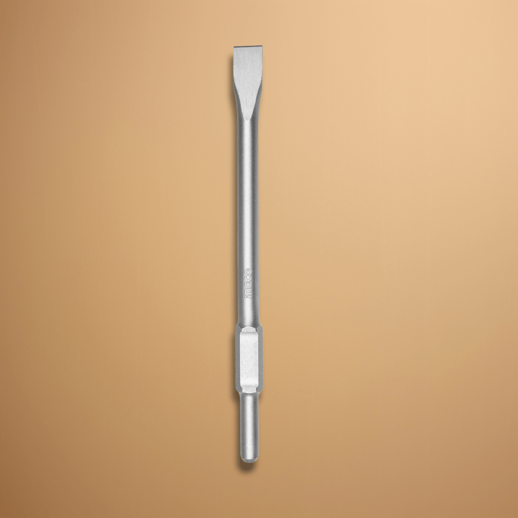Ingco Chisels Files Planes & Punches Ingco Hex Chisel 30mm x 400mm - Pointed & Flat – DBC03340011 & DBC03440012