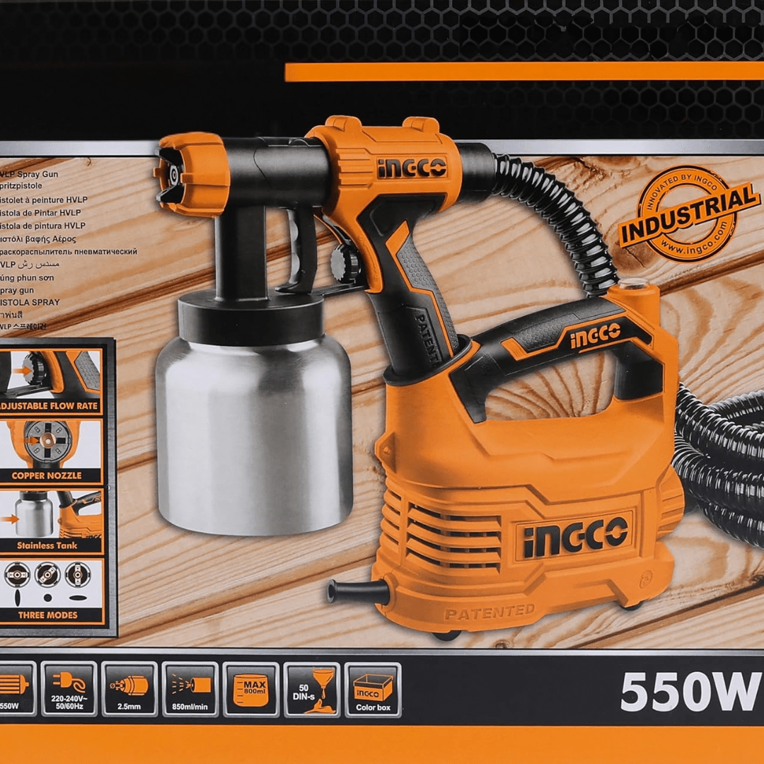 Ingco Spray Gun Ingco HVLP Floor Based Spray Gun 550W - SPG5008-2