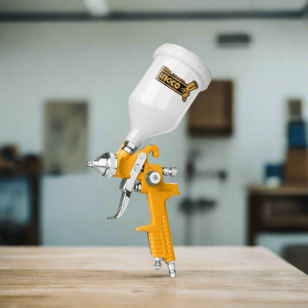 Ingco Spray Gun Ingco HVLP Spray Gun 600cc with Adjustable Nozzle - ASG1061