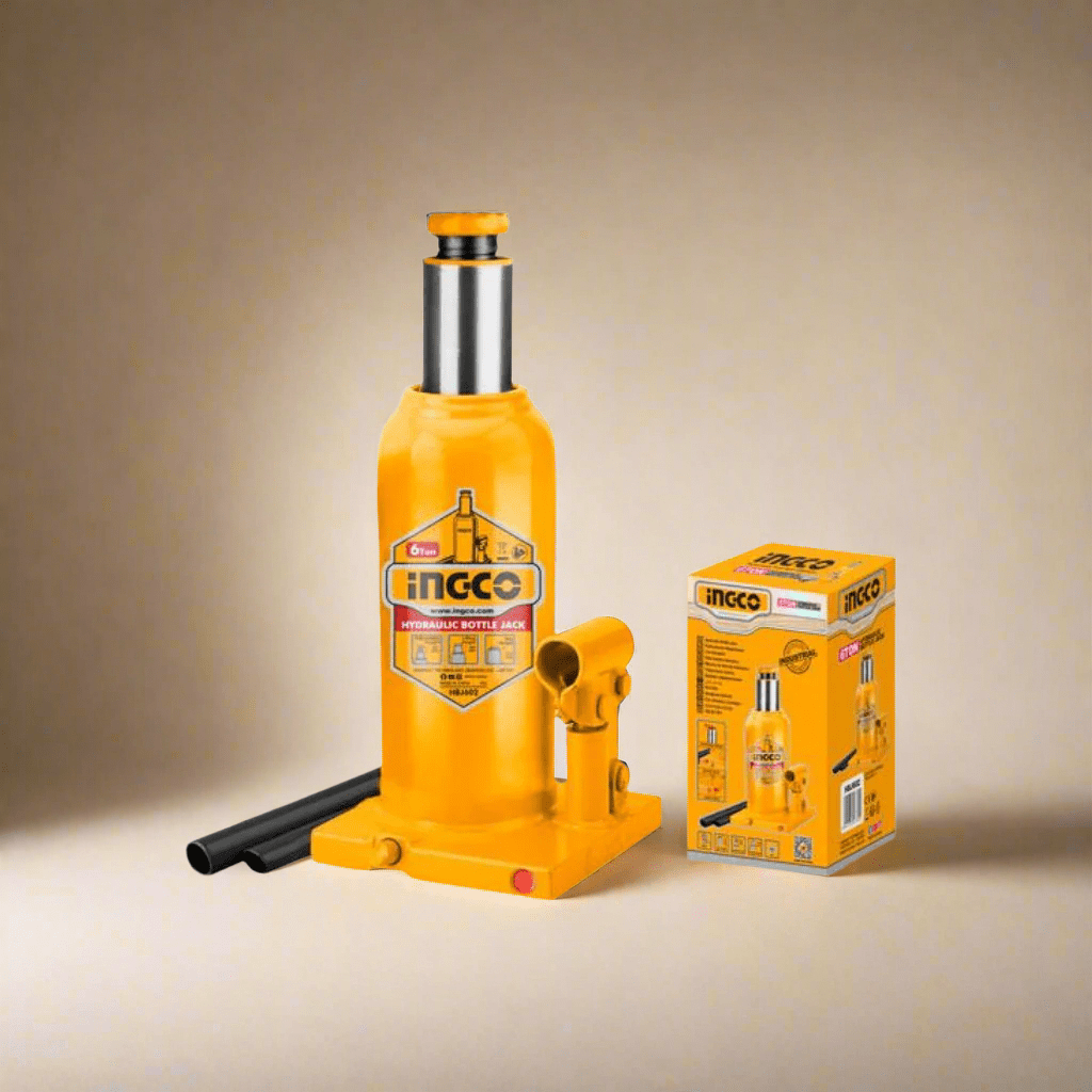 Ingco Towing and Lifting Ingco Hydraulic Bottle Jack 6 TON - HBJ602