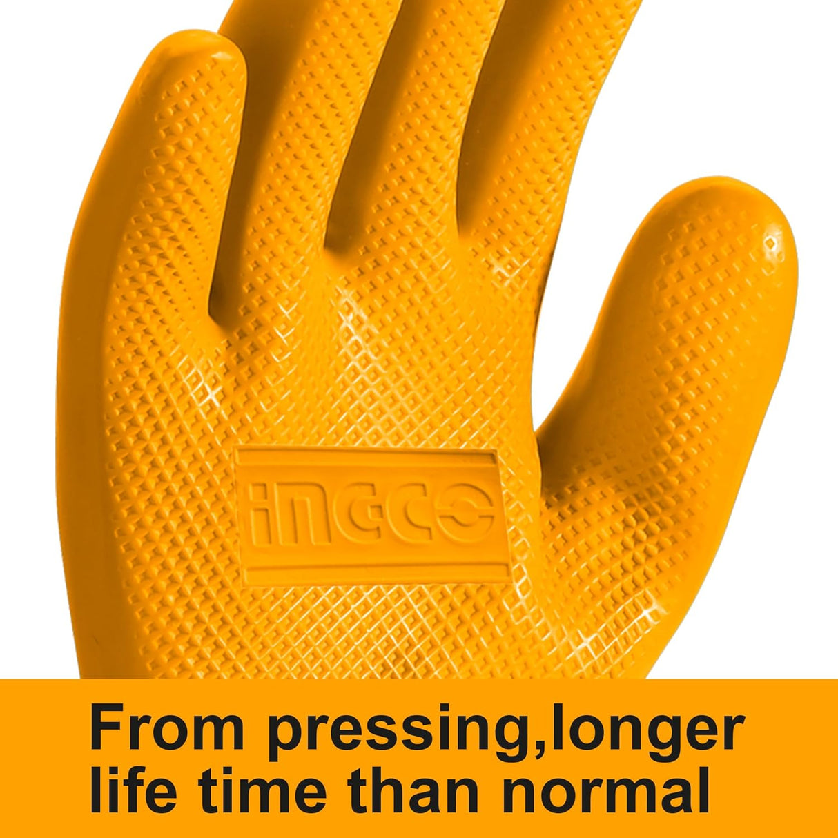 Ingco Work Gloves Ingco Industrial Latex Gloves - HGVL08-XL