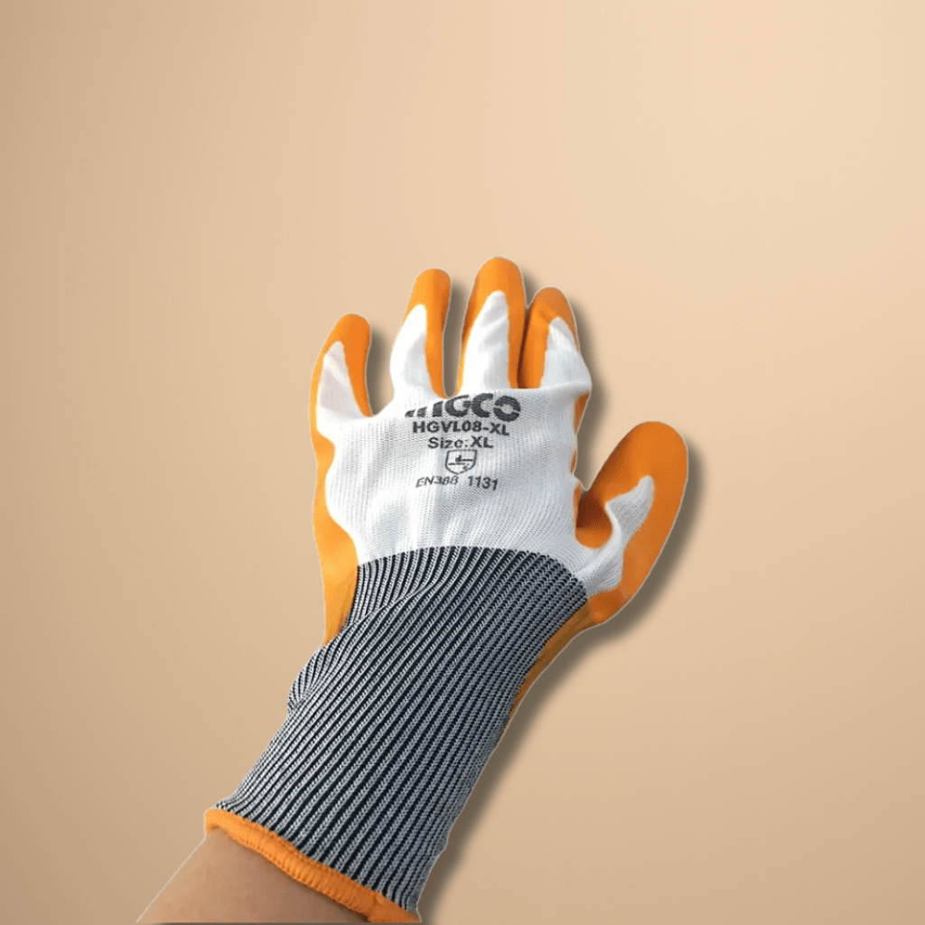 Ingco Work Gloves Ingco Industrial Latex Gloves - HGVL08-XL