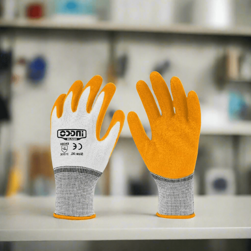 Ingco Work Gloves Ingco Industrial Latex Gloves - XL Size – HGVL06-XL