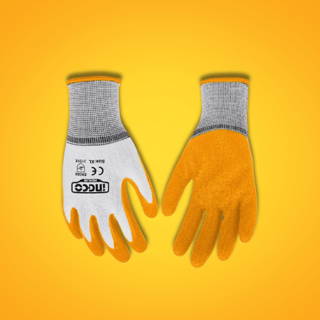 Ingco Work Gloves Ingco Industrial Latex Gloves - XL Size – HGVL06-XL