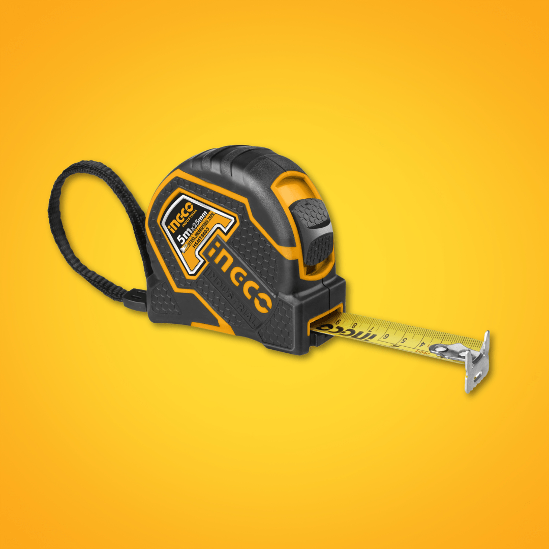 Ingco Tape Measure Ingco Industrial Steel Measuring Tape With Nylon blade