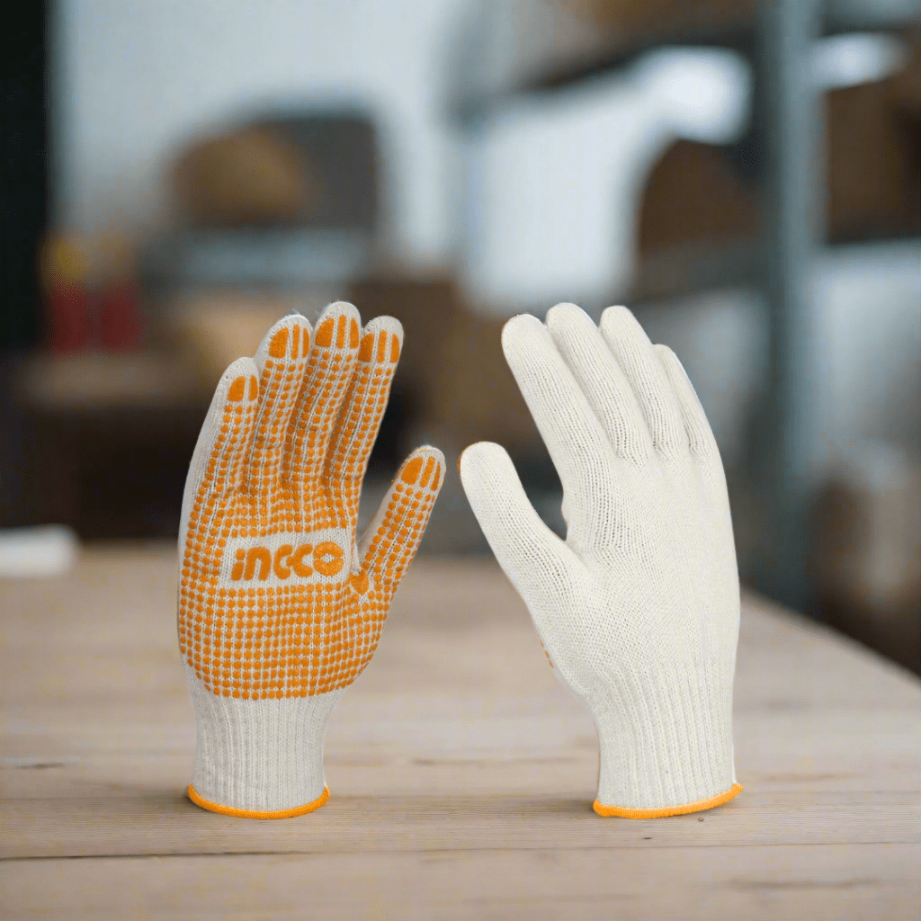 Ingco Work Gloves Ingco Knitted & PVC Dots Gloves - Size 10 (XL) – HGVK05