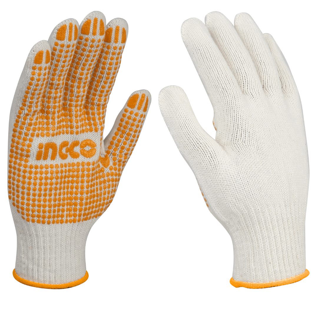 Ingco Work Gloves Ingco Knitted & PVC Dots Gloves - Size 10 (XL) – HGVK05