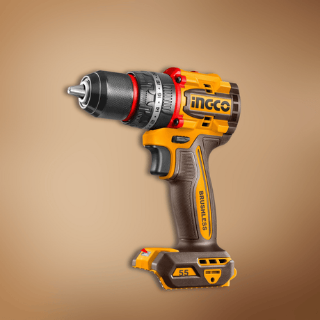 Ingco Drill Ingco Lithium-Ion Compact Brushless Cordless Impact Drill - CIDLI20558