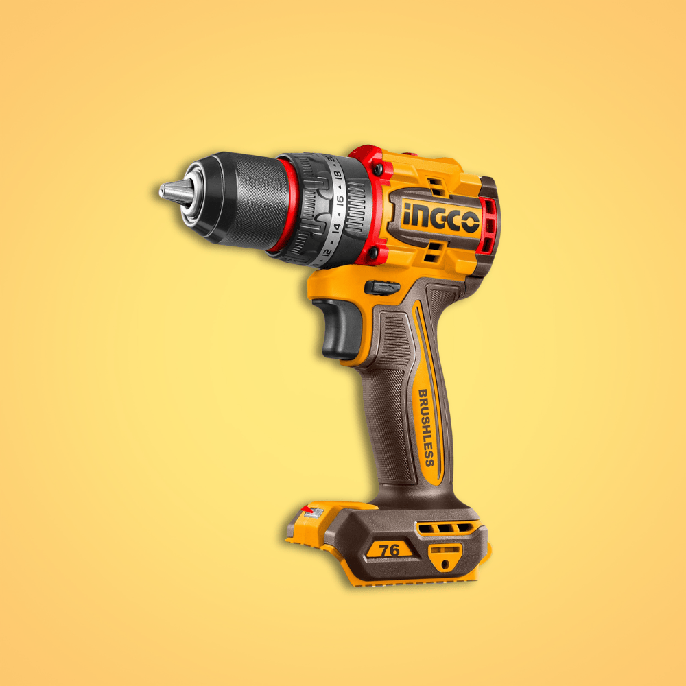 Ingco Drill Ingco Lithium-Ion Compact Brushless Cordless Impact Drill With Battery And Charger - CIDLI20768