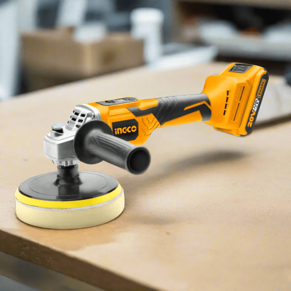Ingco Automotive Accessories & Maintenance Ingco Lithium-Ion Cordless Angle Polisher 20V 2.0Ah - APLI2001
