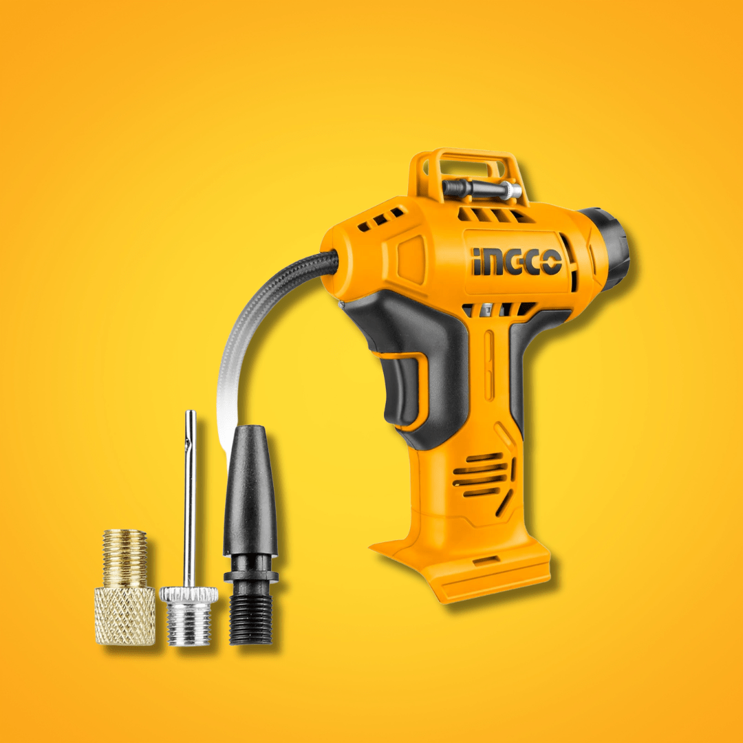Ingco Compressor & Air Tool Accessories Ingco Lithium-Ion Cordless Auto Air Compressor 20V 2.0Ah - CACLI2001