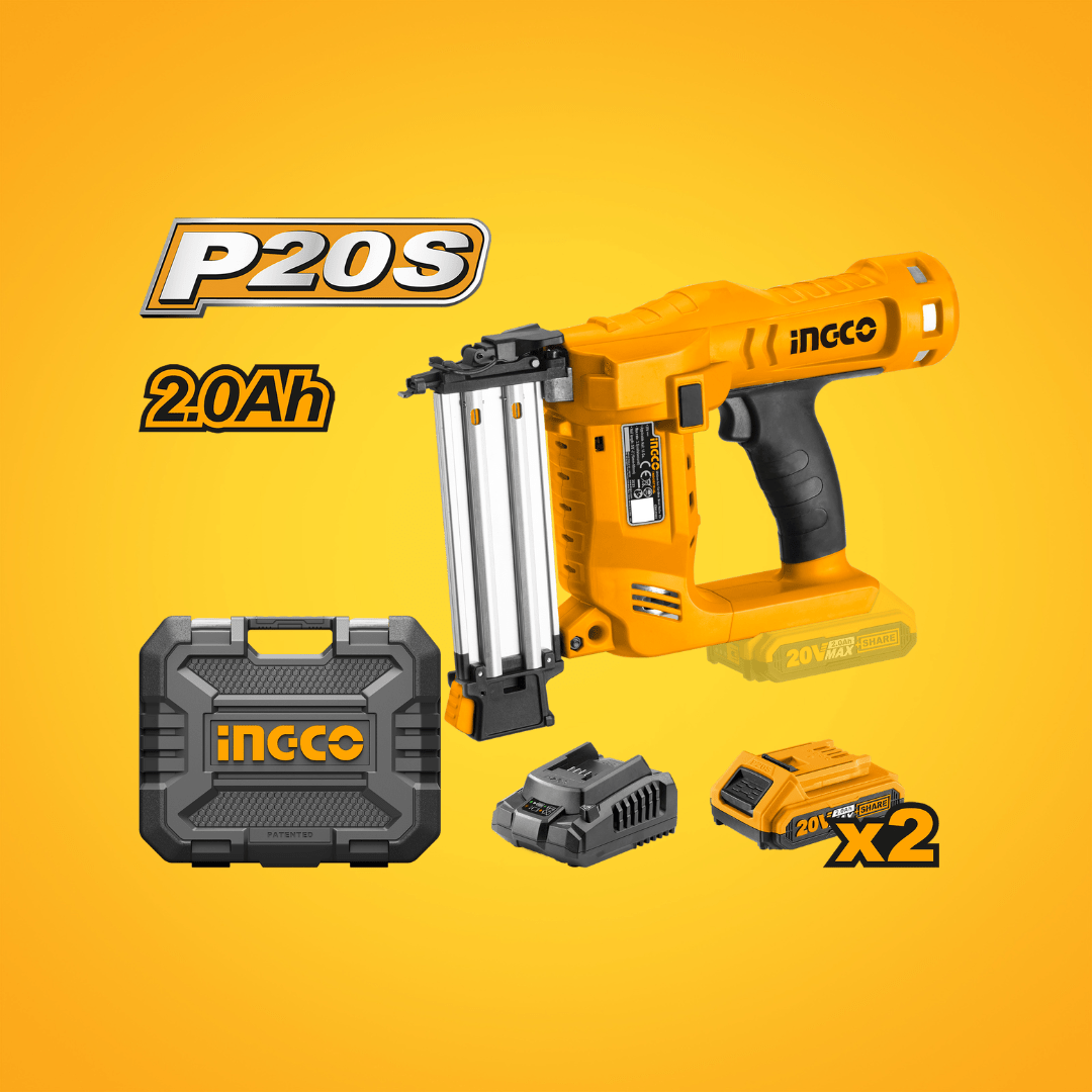 Ingco Nailer & Stapler Ingco Lithium-Ion Cordless Brad Nailer - CBNLI2002