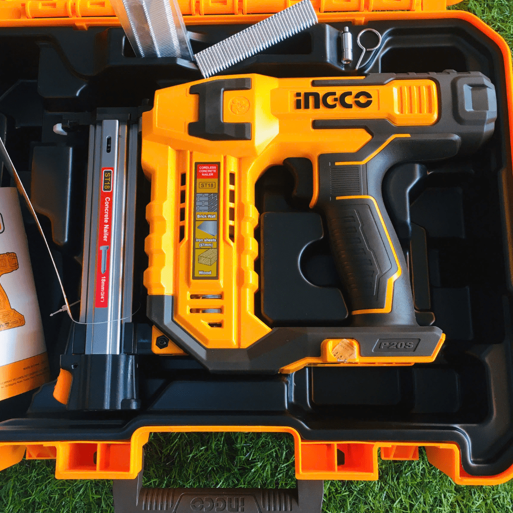 Ingco Nailer & Stapler Ingco Lithium-Ion Cordless Brick Nailer 20V 18mm - CSTLI3805