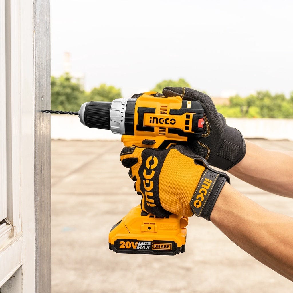 Ingco Drill Ingco Lithium-Ion Cordless Brushless Hammer Impact Drill 20V - CIDLI20608