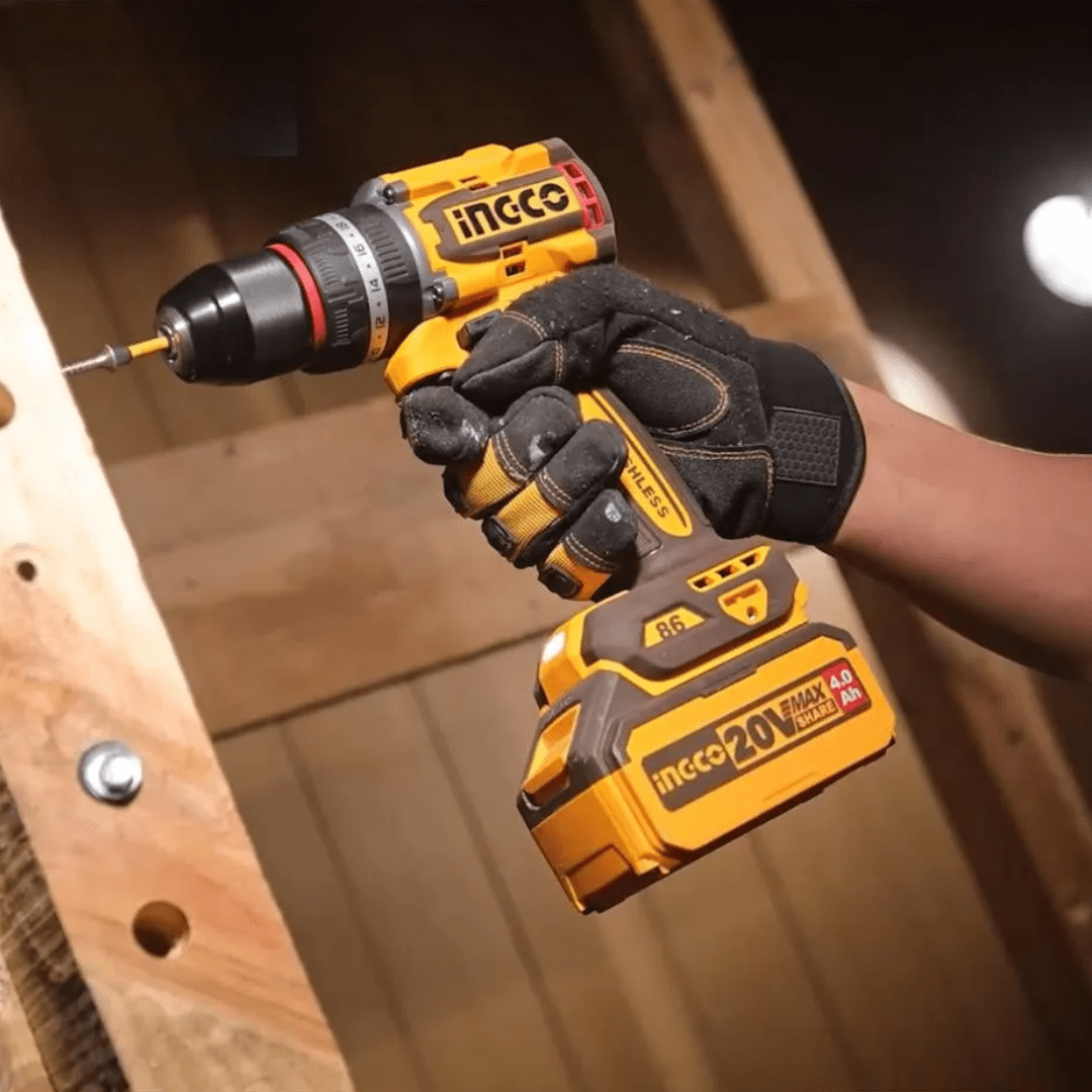 Ingco Drill Ingco Lithium-Ion Cordless Brushless Hammer Impact Drill 20V - CIDLI20868