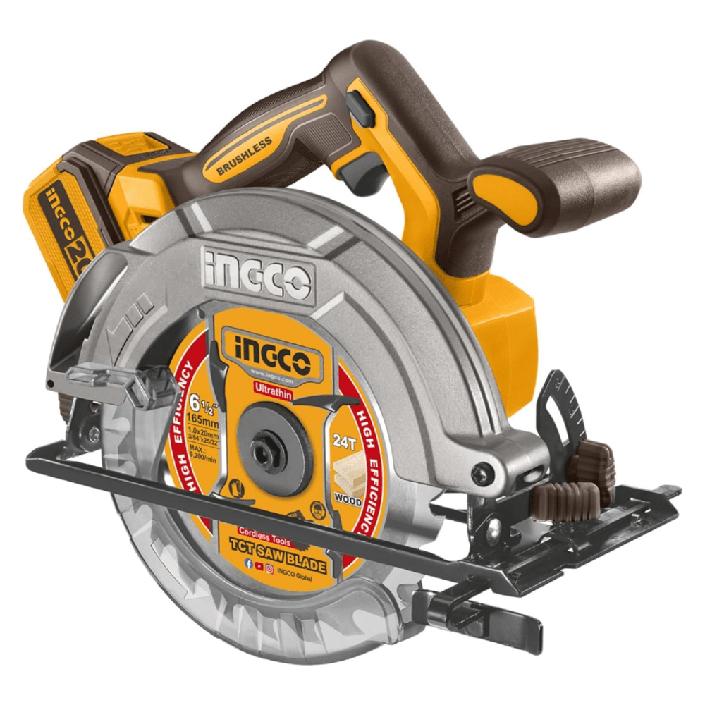 Ingco Circular Saw Ingco Lithium-Ion Cordless Circular Saw 20V - CSLI16521