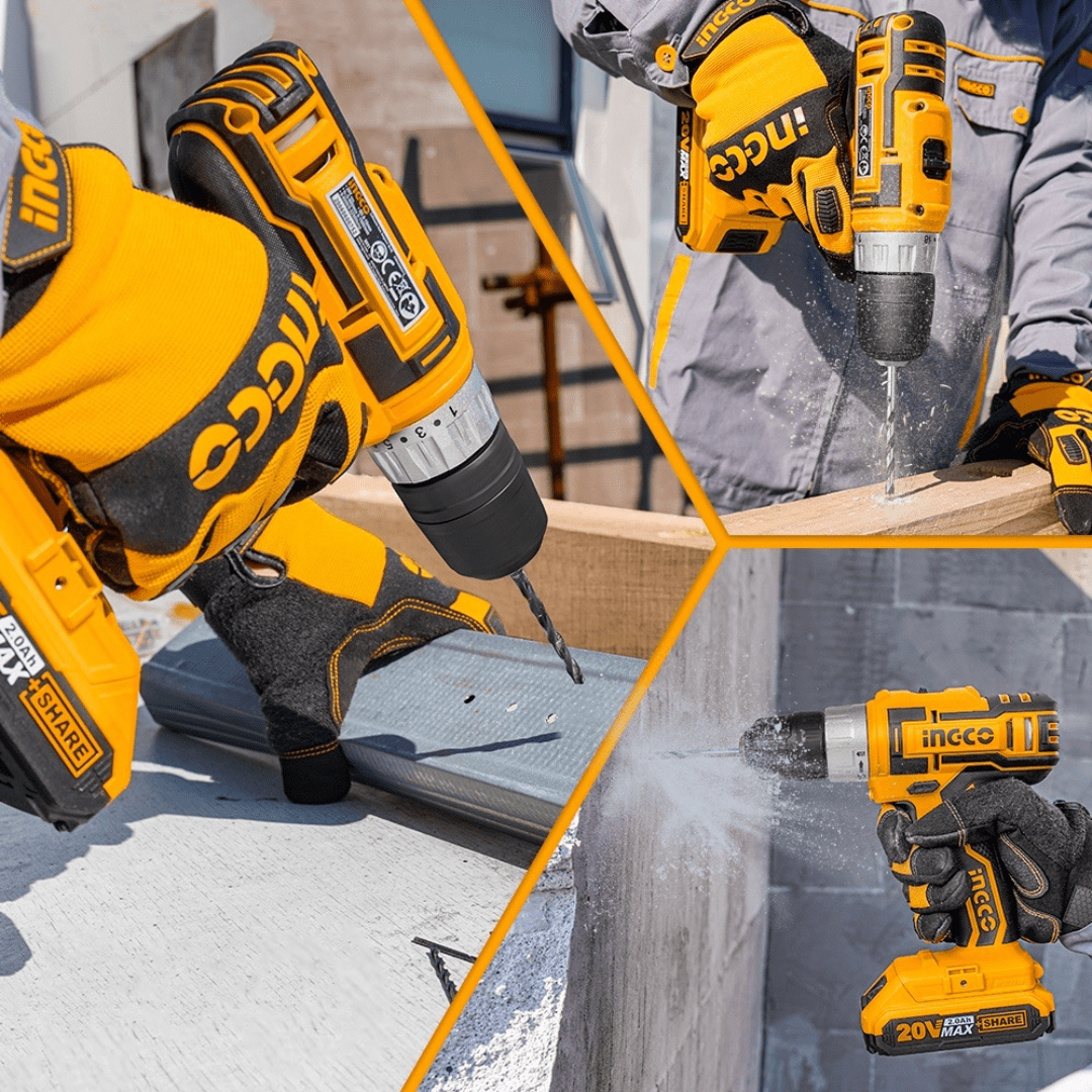 Ingco Drill Ingco Lithium-Ion Cordless Drill 20V - CDLI20024