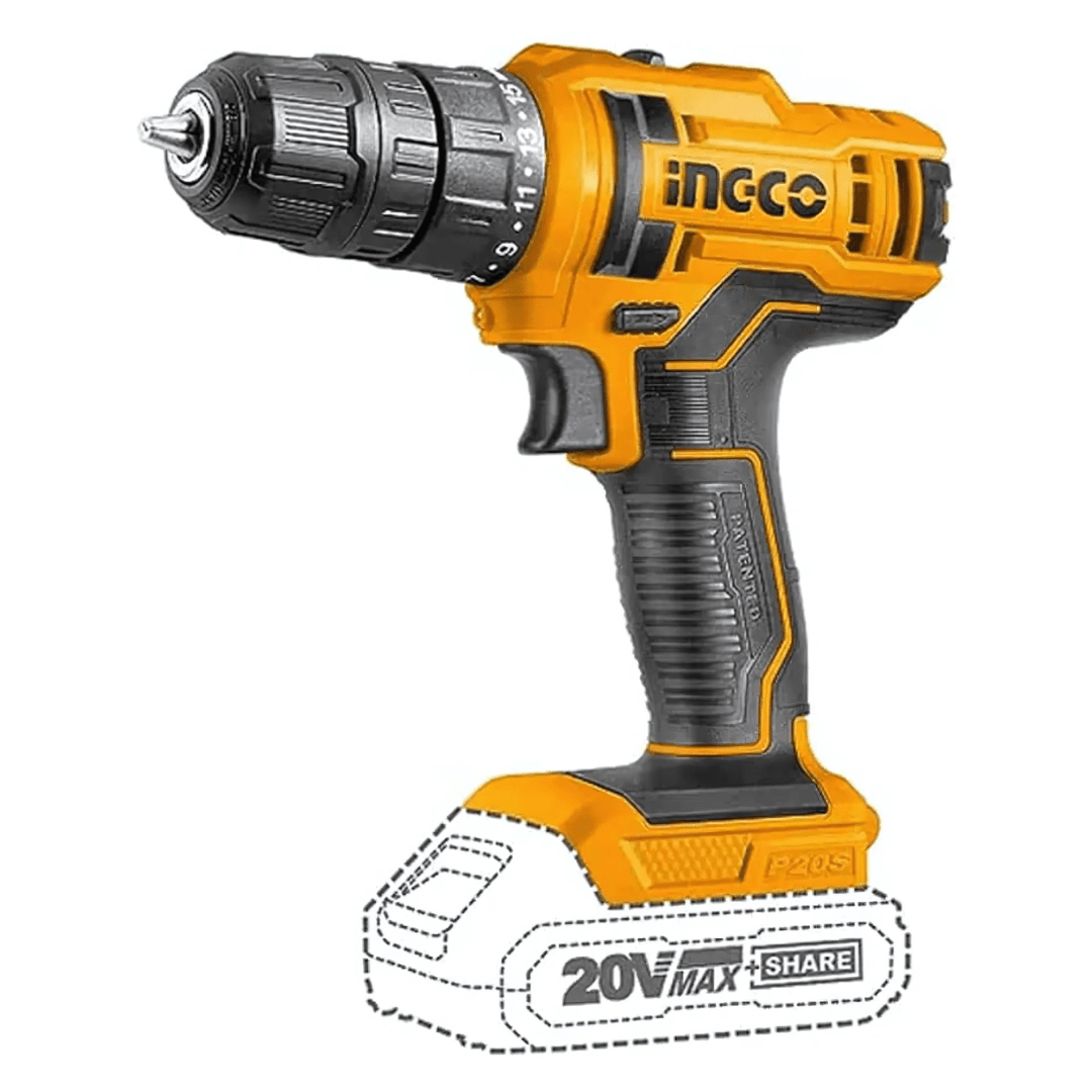 Ingco Drill Ingco Lithium-Ion Cordless Drill 20V - CDLI200515