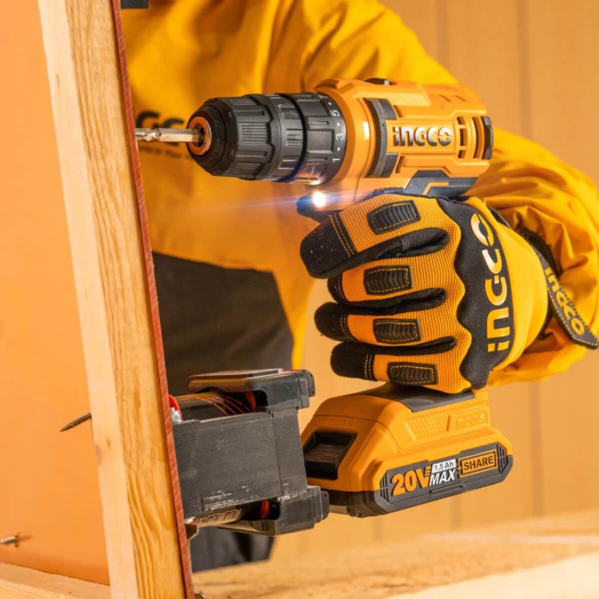 Ingco Drill Ingco Lithium-Ion Cordless Drill 20V - CDLI200515