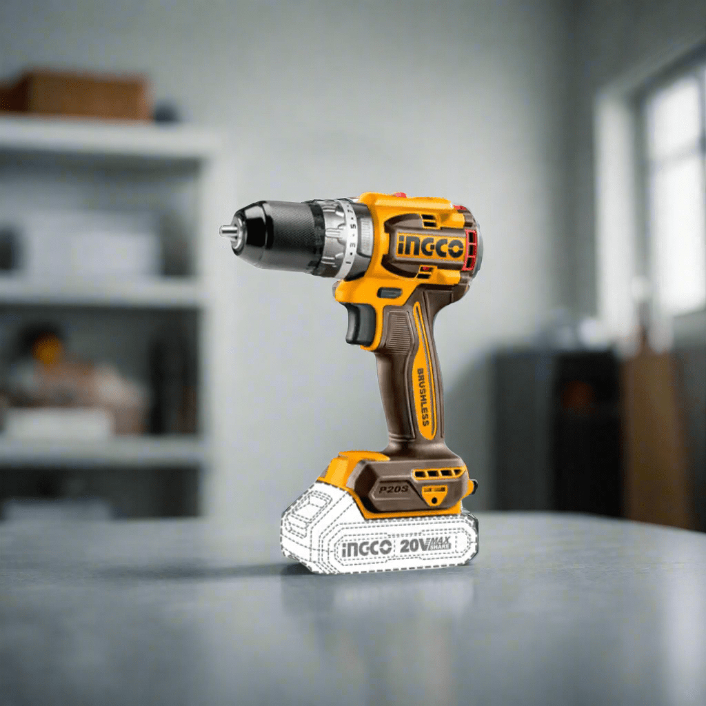 Ingco Drill Ingco Lithium-Ion Cordless Drill 20V with Brushless Motor – CDLI206021