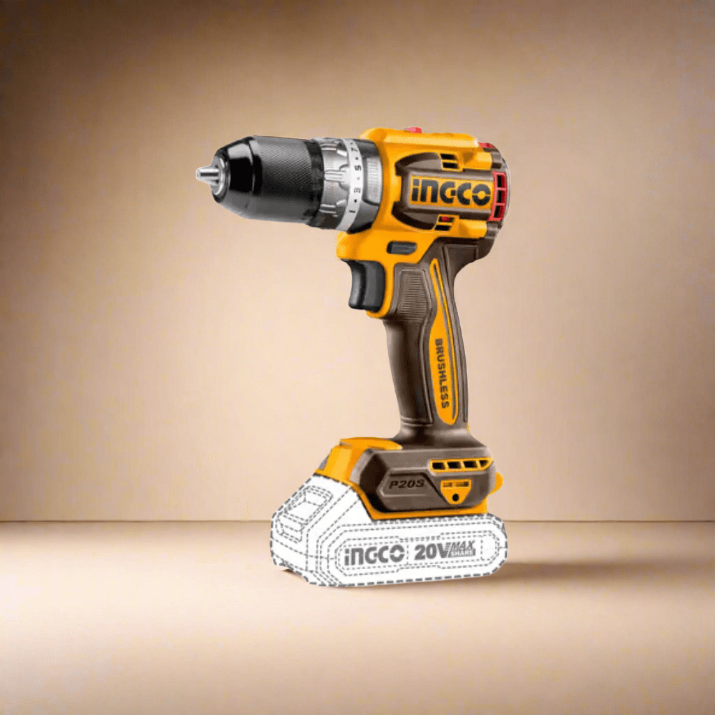 Ingco Drill Ingco Lithium-Ion Cordless Drill 20V with Brushless Motor – CDLI206021