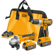 Ingco Power Tool Combo Kit Ingco Lithium-Ion Cordless Drill & 4.5"/115mm Cordless Angle Grinder Combo Kit 20V - CKLI2009