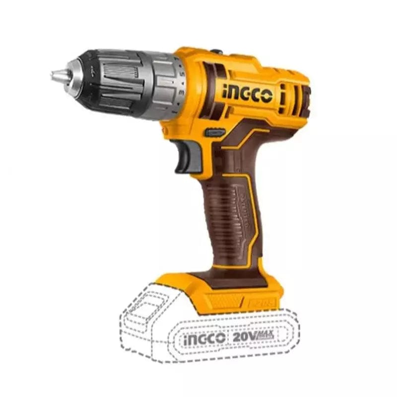 Ingco Drill Ingco Lithium-Ion Cordless Drill with 20V 2.0Ah Battery & Charger - CDLI200518