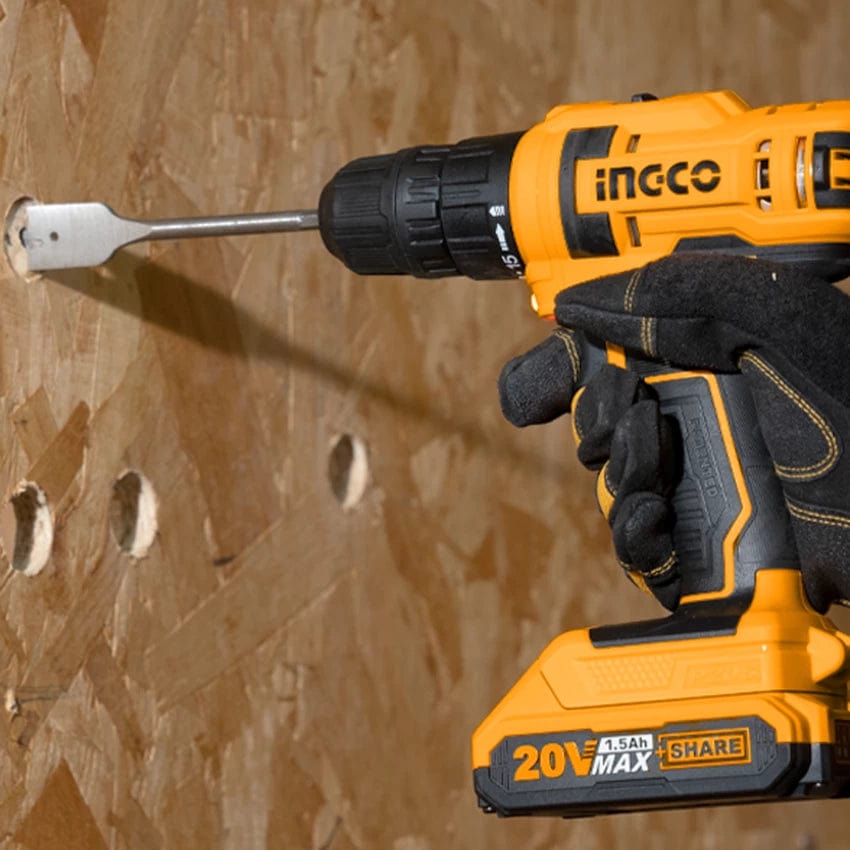 Ingco Drill Ingco Lithium-Ion Cordless Drill with 20V 2.0Ah Battery & Charger - CDLI200518