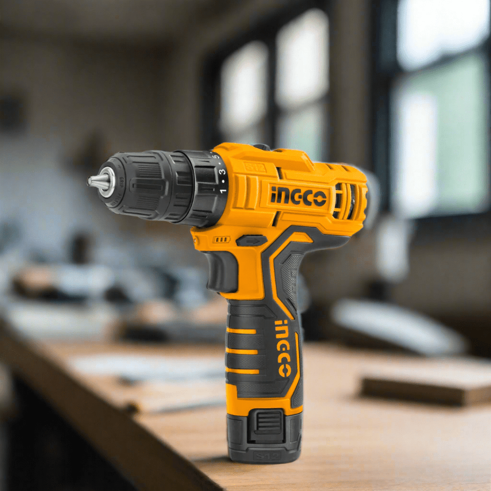 Ingco Drill Ingco Lithium-Ion Cordless Drill with Two 12V Batteries - CDLI12325