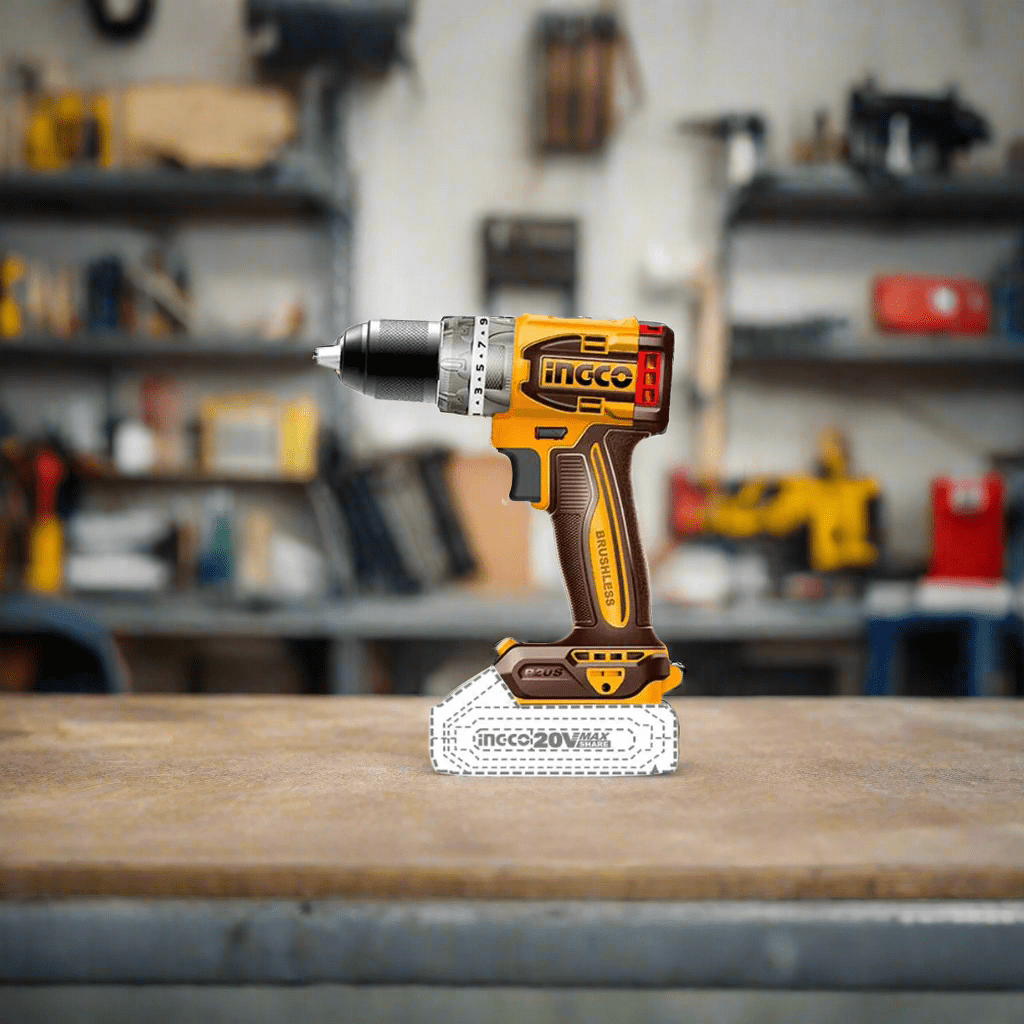 Ingco Drill Ingco Lithium-Ion Cordless Hammer Impact Drill 20V - CIDLI206021
