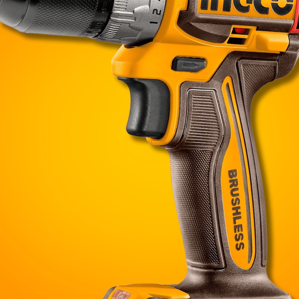 Ingco Drill Ingco Lithium-Ion Cordless Hammer Impact Drill with Two 20V 2.0Ah Batteries & Charger - CIDLI20602