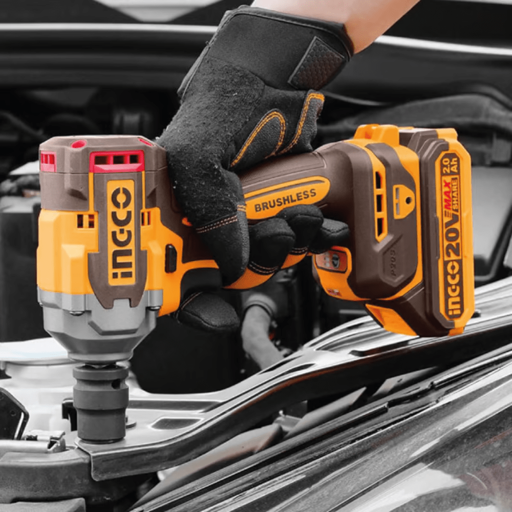 Ingco Impact Wrench & Driver Ingco Lithium-Ion Cordless Impact Wrench - CIWLI20401